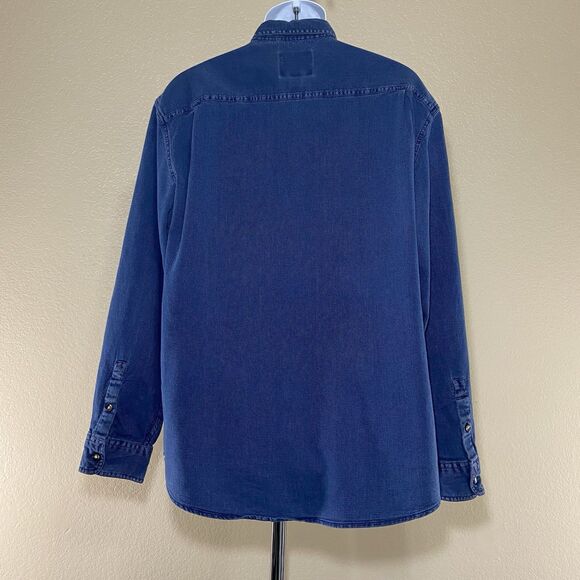 St John’s Bay Men’s Navy Long Sleeve Size XL - Picture 2 of 8